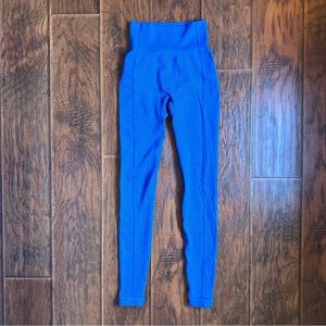 Nagnata Ryo Rib Leggings • Blue Merino Wool • XS